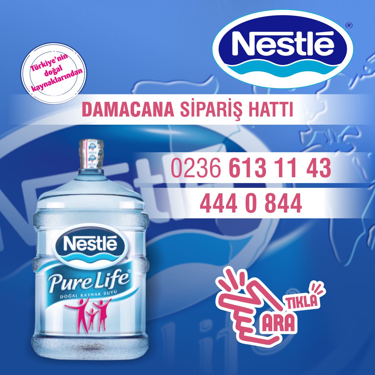 soma medusa su nestle su sipariş hattı
